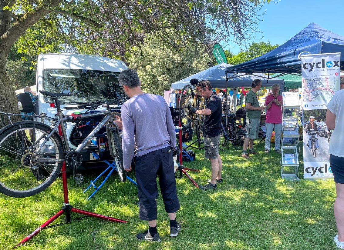 Festival fun and free bike repairs » cyclox